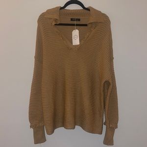 NWT Lillusory Oversized Ribbed Knit Sweater